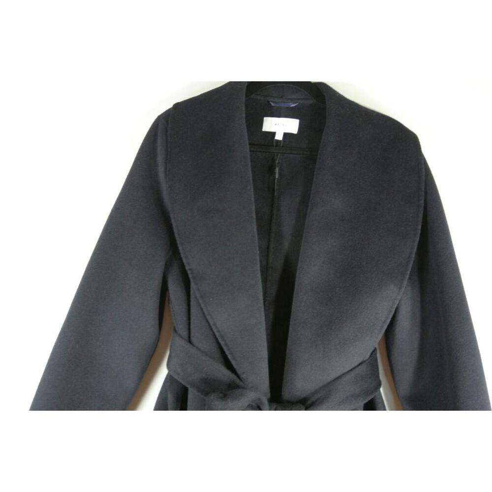 NEW, REISS Freja Wool Blend Coat In Dark Navy Size 14 #C3953 - Picture 8 of 11